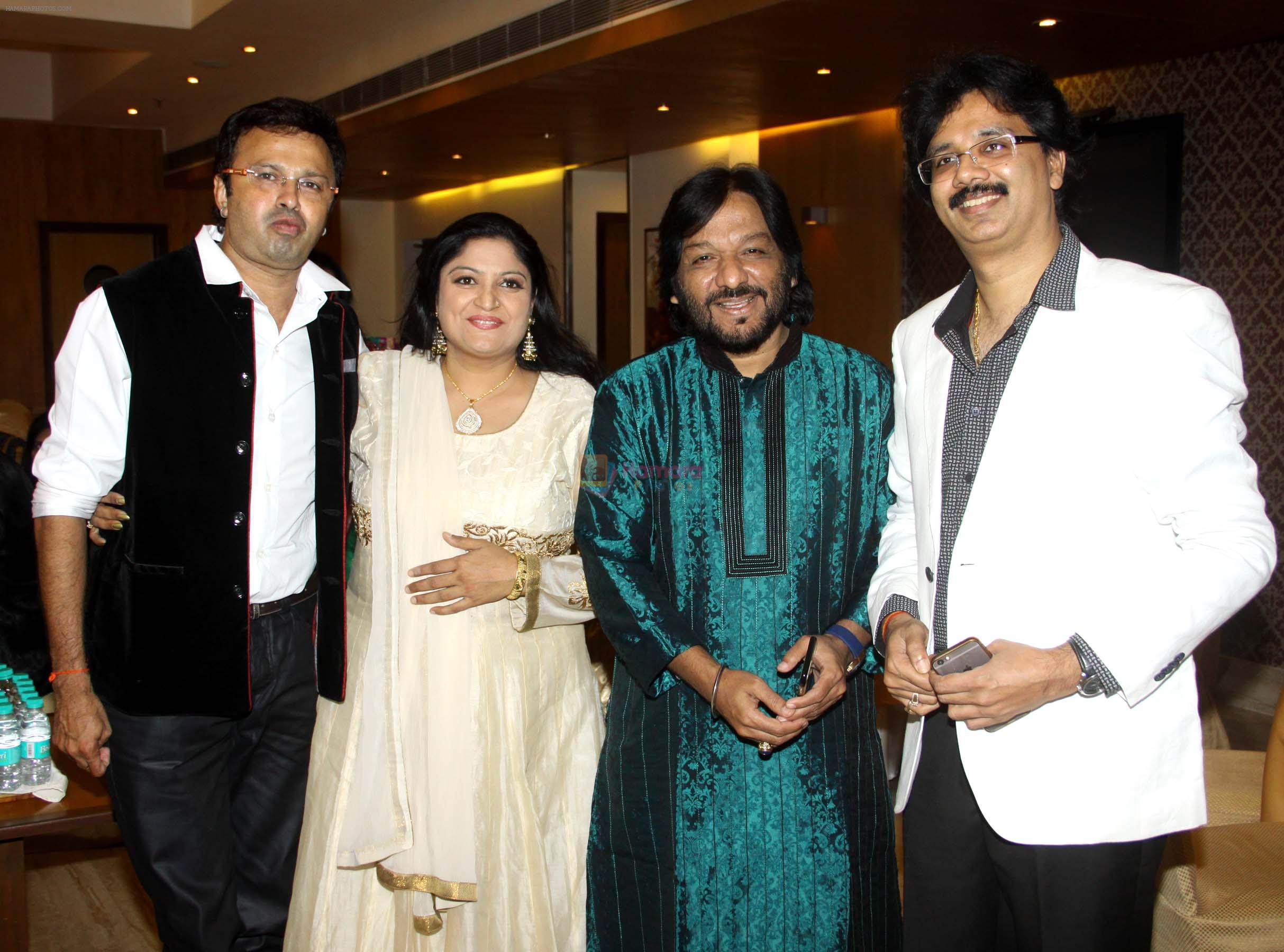 nikhil kamath,ritu johri,roop kumar rathod & jeetu shankar released ghazal album Perception in Alamode Banquets,Juhu on 25th Oct 2015