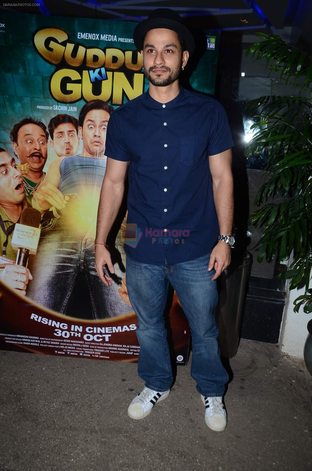 Kunal Khemu at Guddu Ki Gun screening in Sunny Super Sound on 26th Oct 2015
