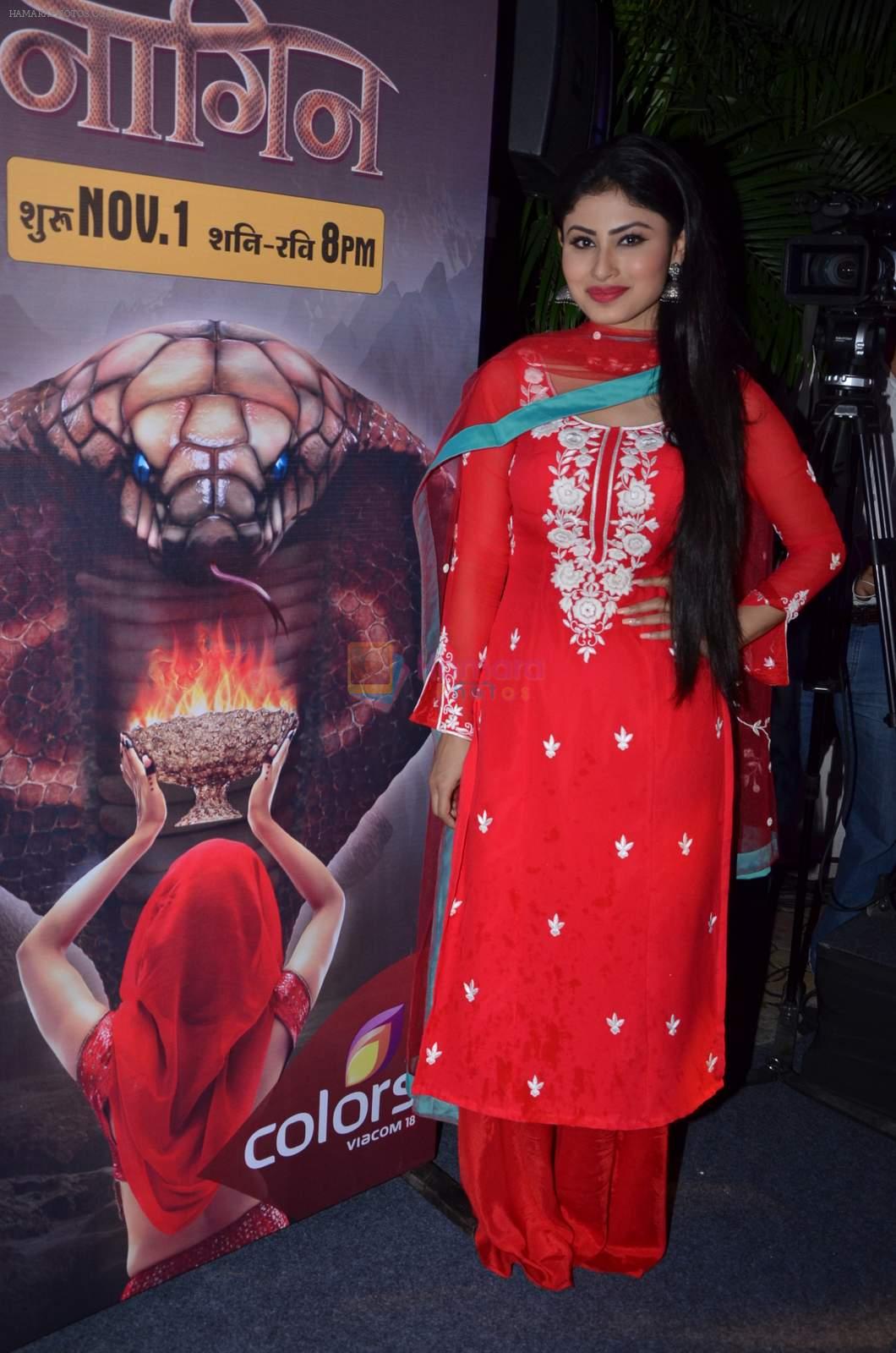 Mouni Roy at Naagin launch for Colors in Powai on 26th Oct 2015