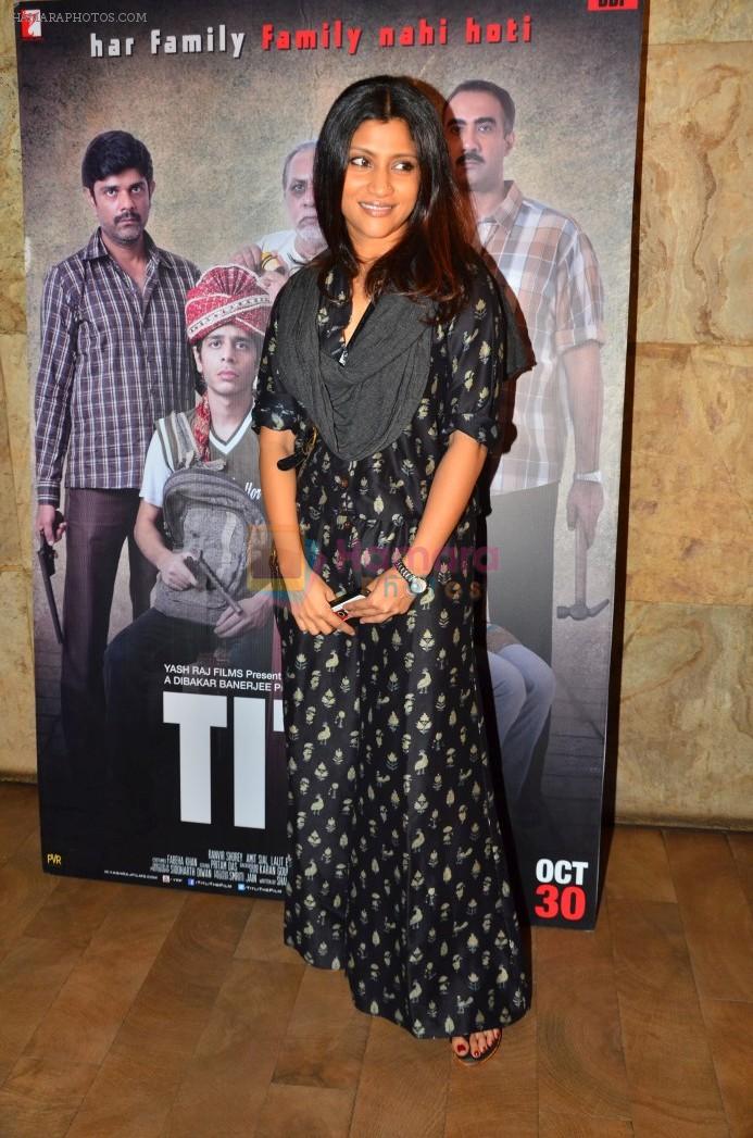 Konkona Sen Sharma at Ranvir Shorey screening for Titli on 29th Oct 2015