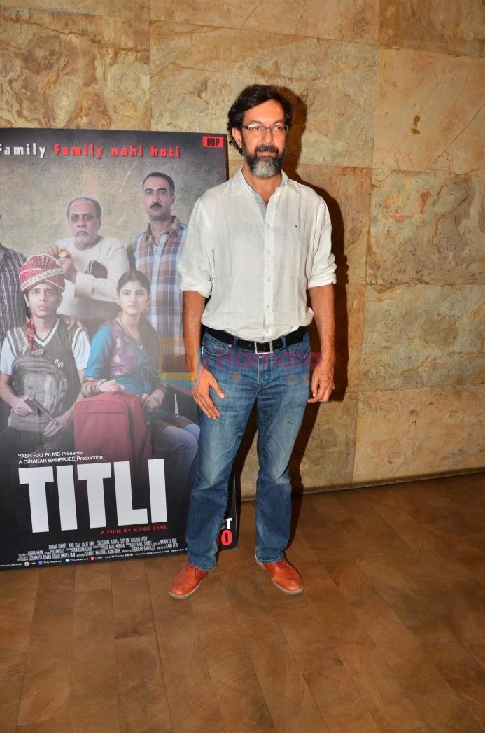 Rajat Kapoor at Ranvir Shorey screening for Titli on 29th Oct 2015
