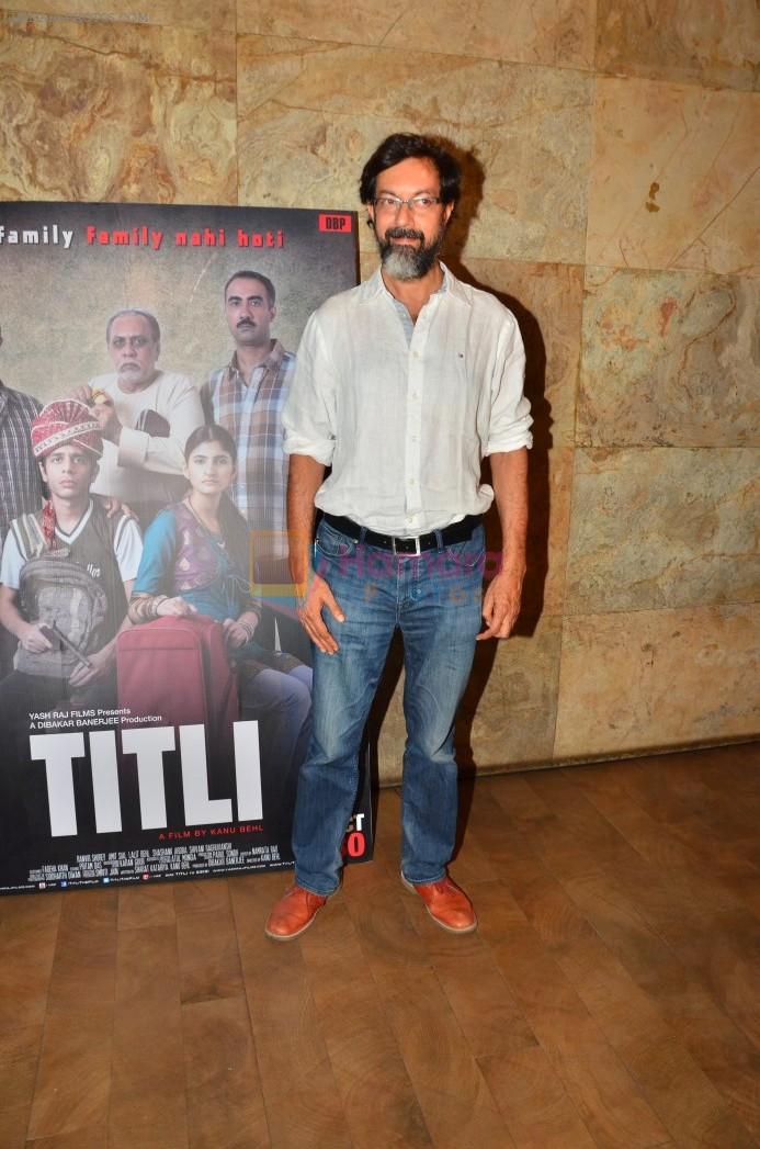 Rajat Kapoor at Ranvir Shorey screening for Titli on 29th Oct 2015