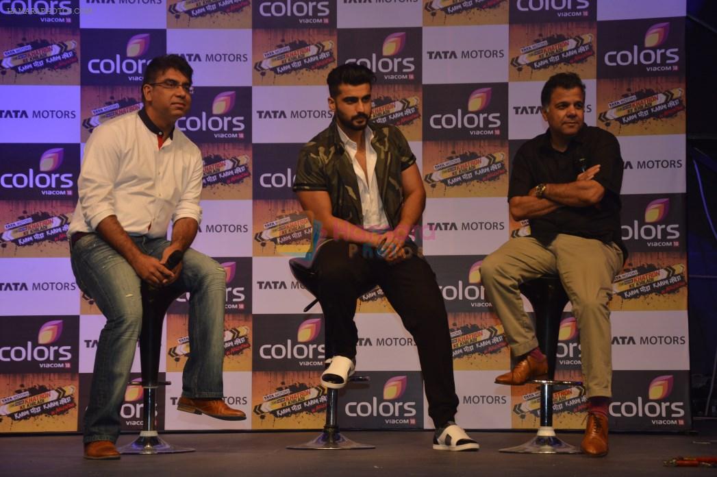 Arjun Kapoor at Khatron Ke Khiladi preview in Mumbai on 29th Oct 2015