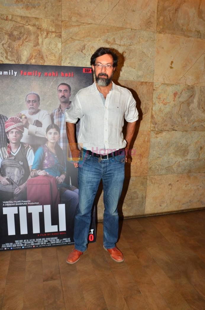 Rajat Kapoor at Ranvir Shorey screening for Titli on 29th Oct 2015