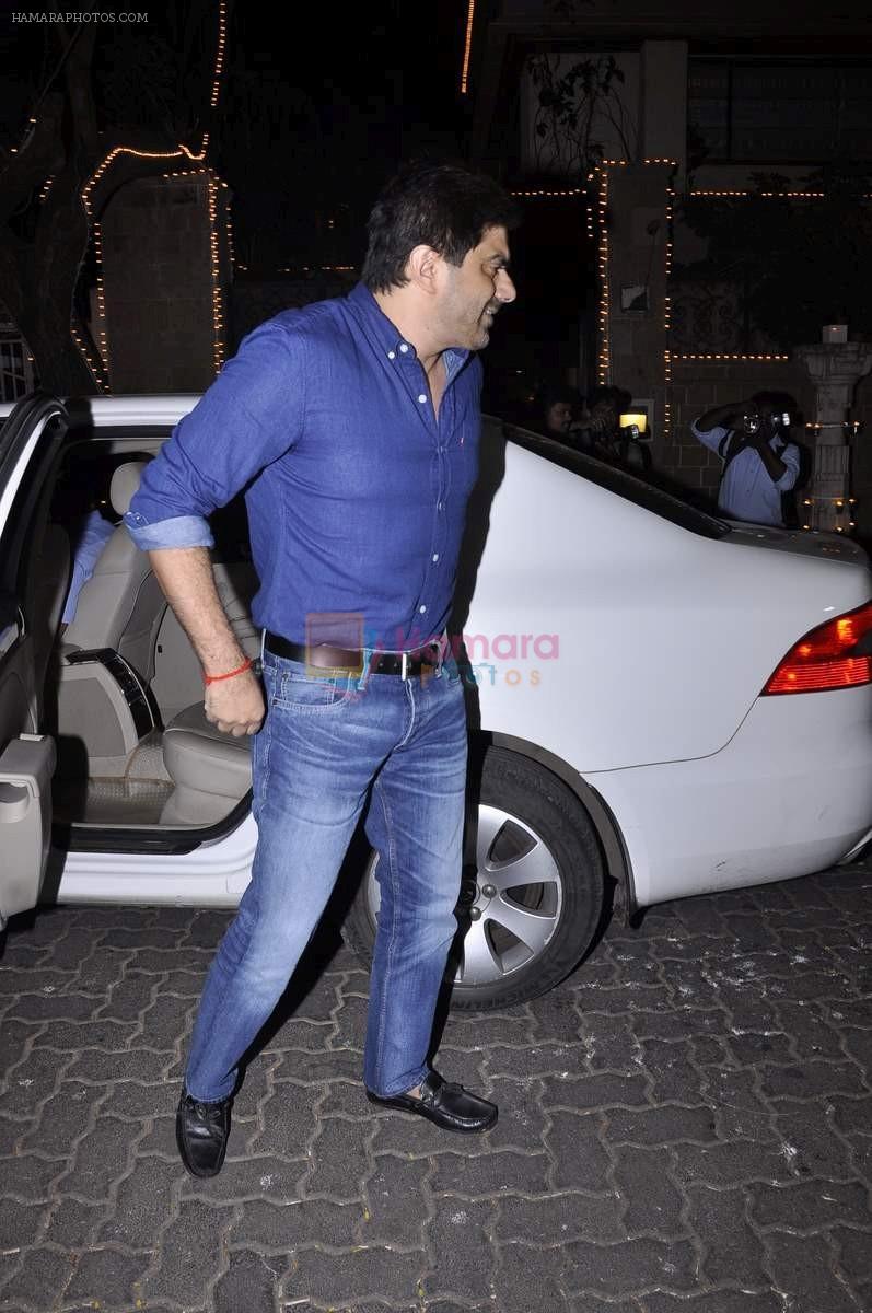 Sameer Soni at Karva chauth celebrations at Anil Kapoors residence on 30th Oct 2015