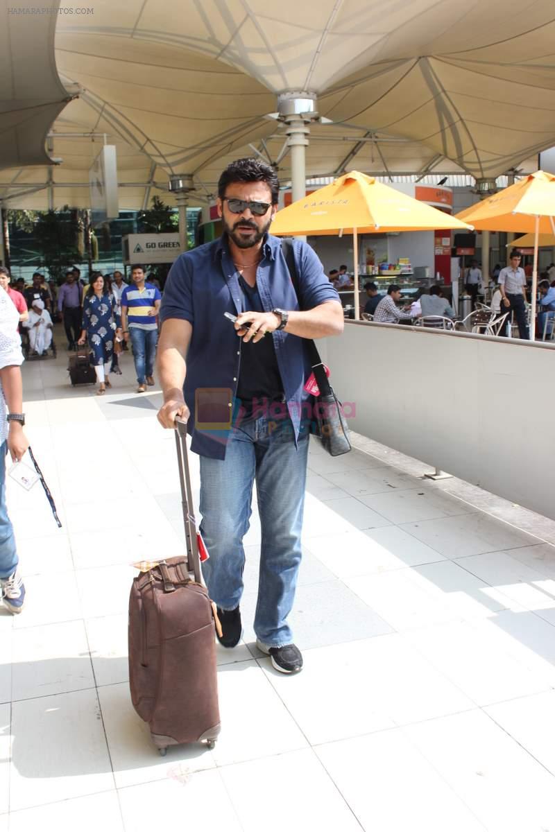 Venkatesh snapped at the airport on 31st Oct 2015
