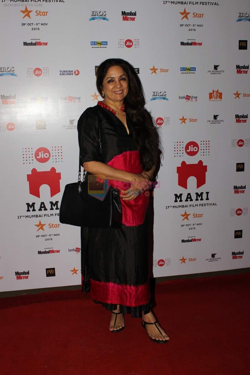 Neena Gupta on day 3 of MAMI Film Festival on 31st Oct 2015