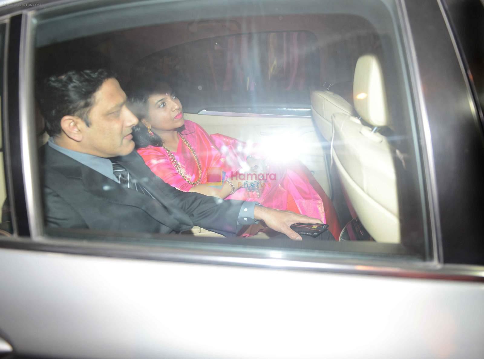Anil Kumble at Geeta Basra and Harbhajan Singh's wedding reception on 1st Nov 2015