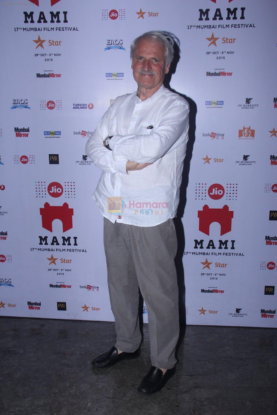 French legend  Yann Arthus-Bertrand at mami screening on 4th Nov 2015