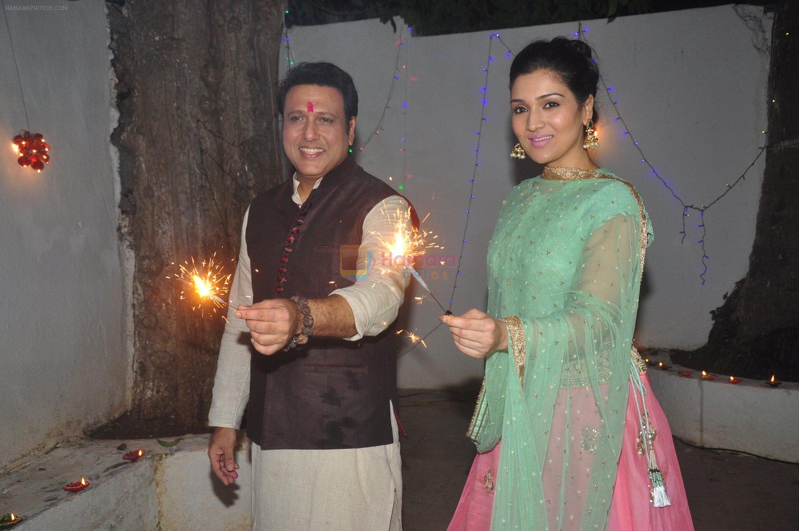 Govinda's Diwali at home on 7th Nov 2015