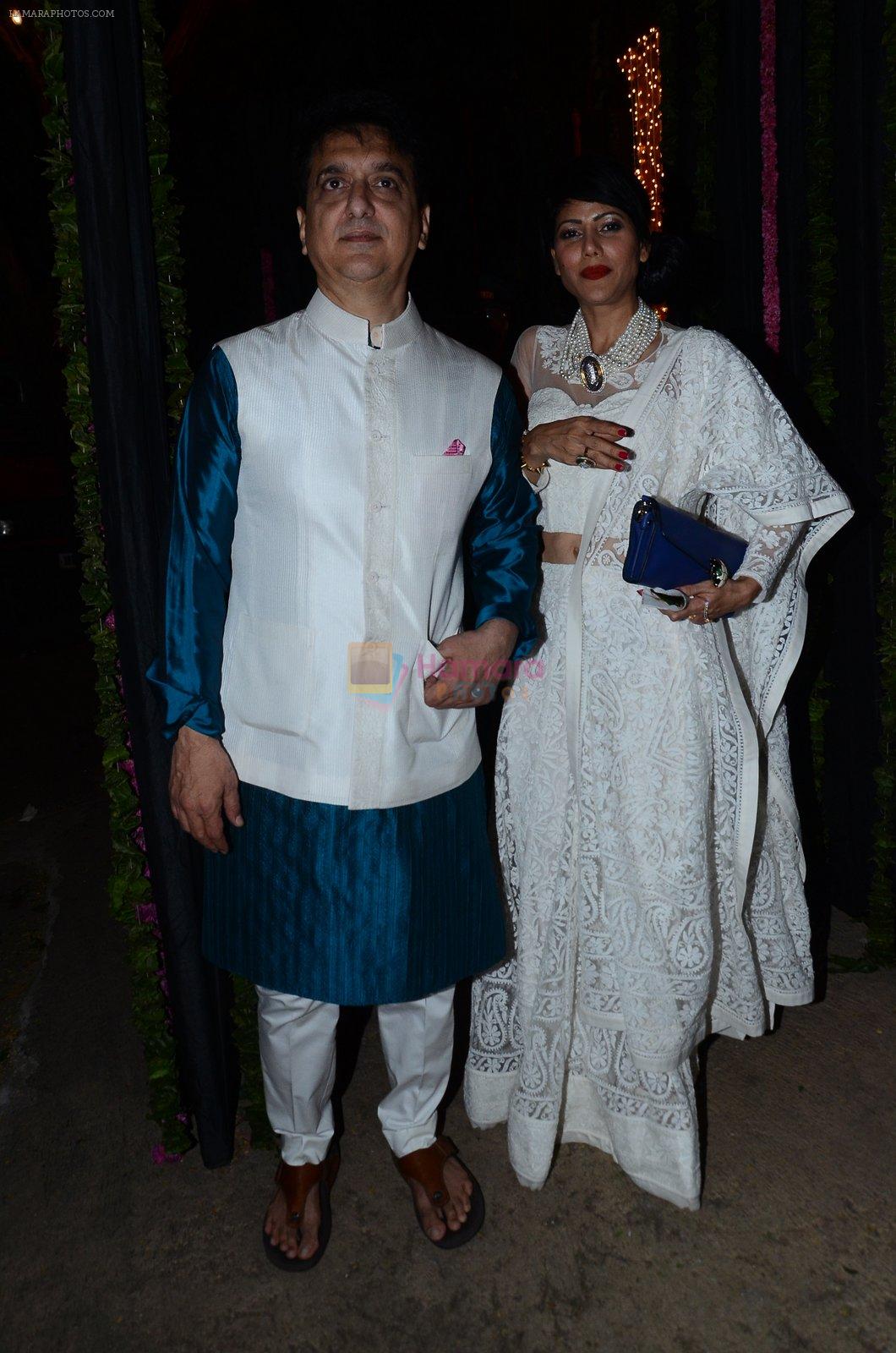 Sajid Nadiadwala at Anil Kapoor's Diwali Bash on 11th Nov 2015