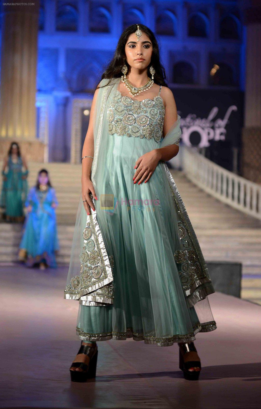 Leena Singh Show at Cancer Society of Hope fashion show in Delhi on 15th Nov 2015