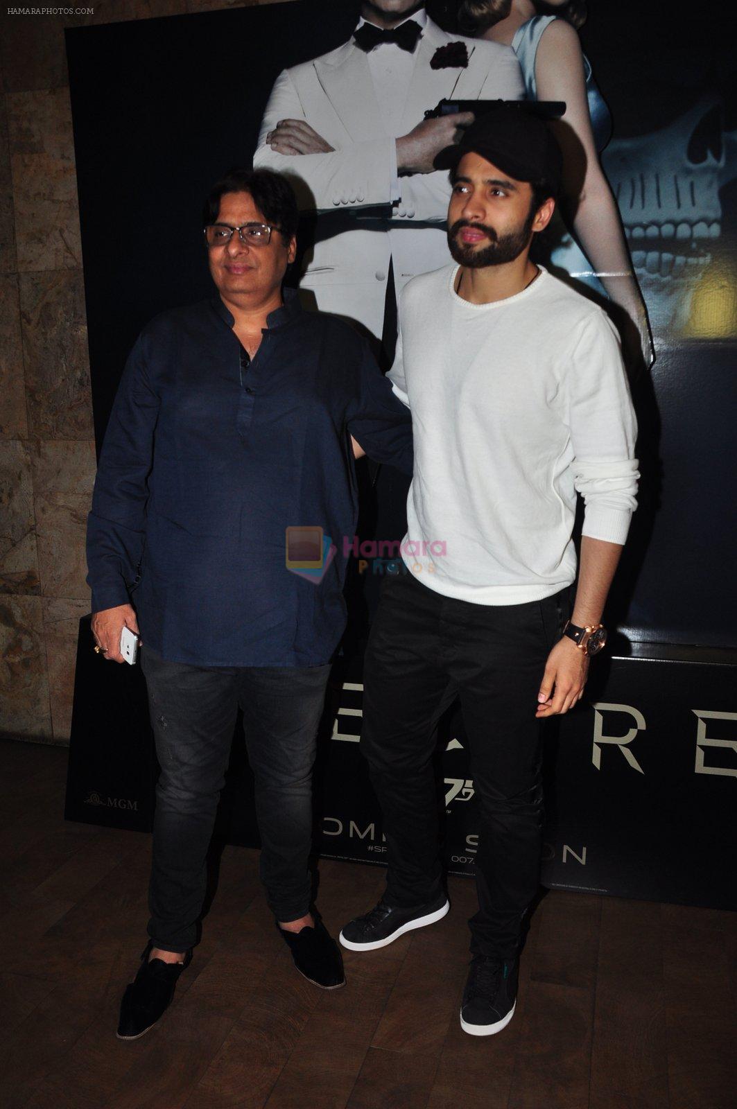 Vashu Bhagnani, Jackky Bhagnani at Spectre screening in Mumbai on 18th Nov 2015