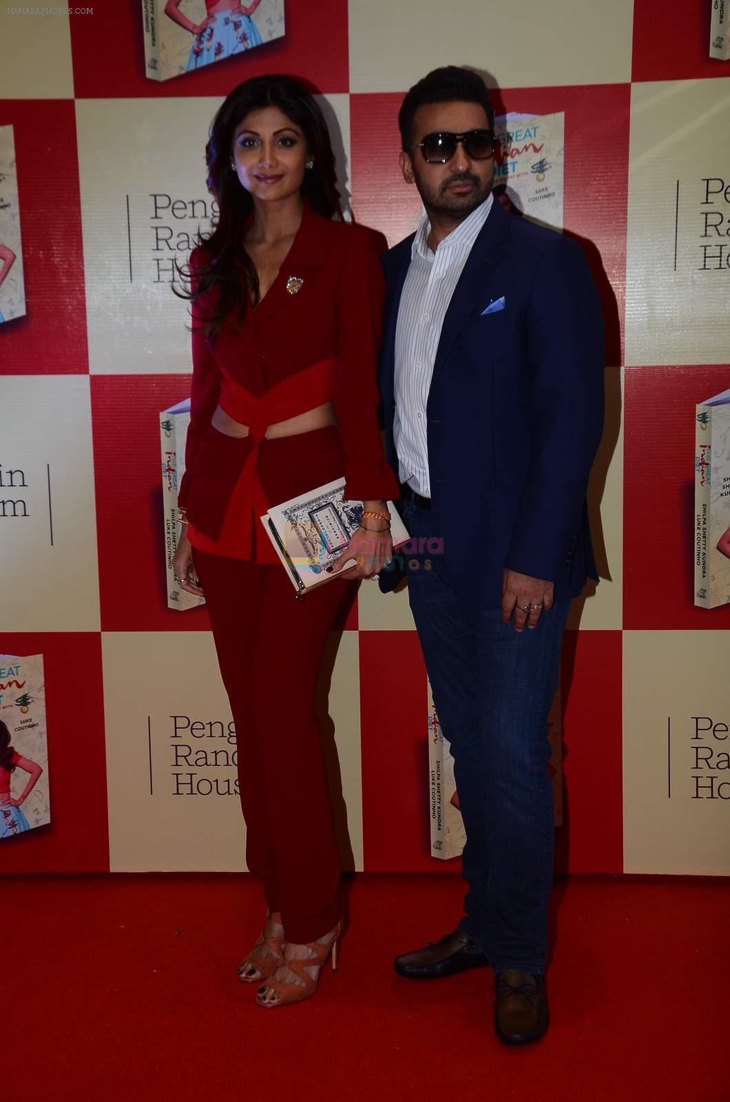 Shilpa Shetty, Raj Kundra at Shilpa Shetty's book launch on 19th Nov 2015