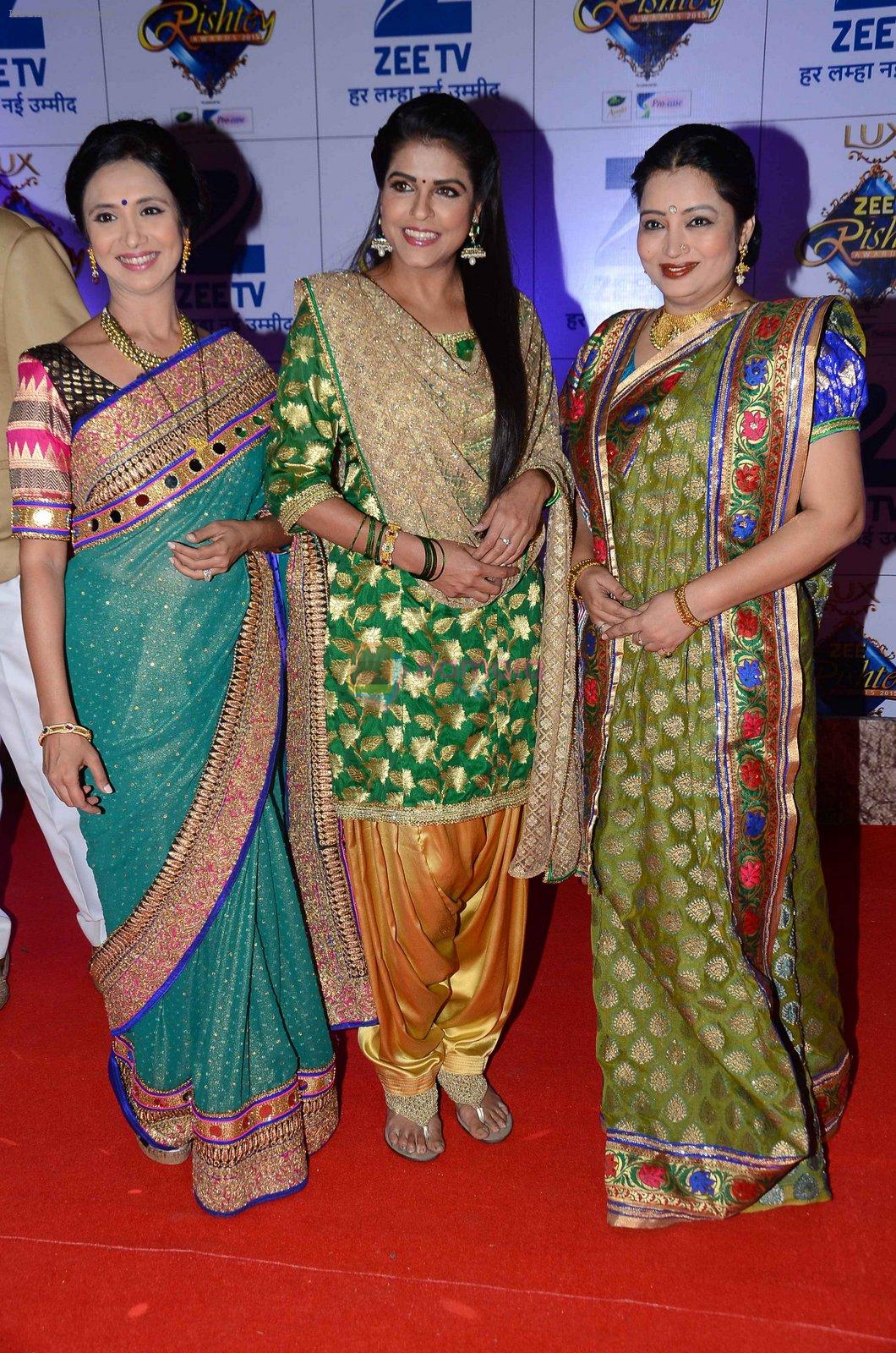 Bhavana Balsaver at Zee Rishtey Awards in Mumbai on 21st Nov 2015