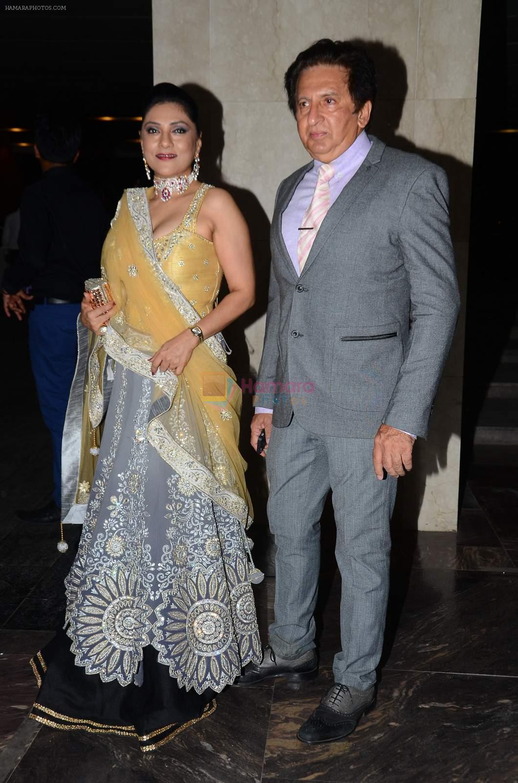 Aarti Surendranath, Kailash Surendranath at Masaba's wedding reception on 22nd Nov 2015