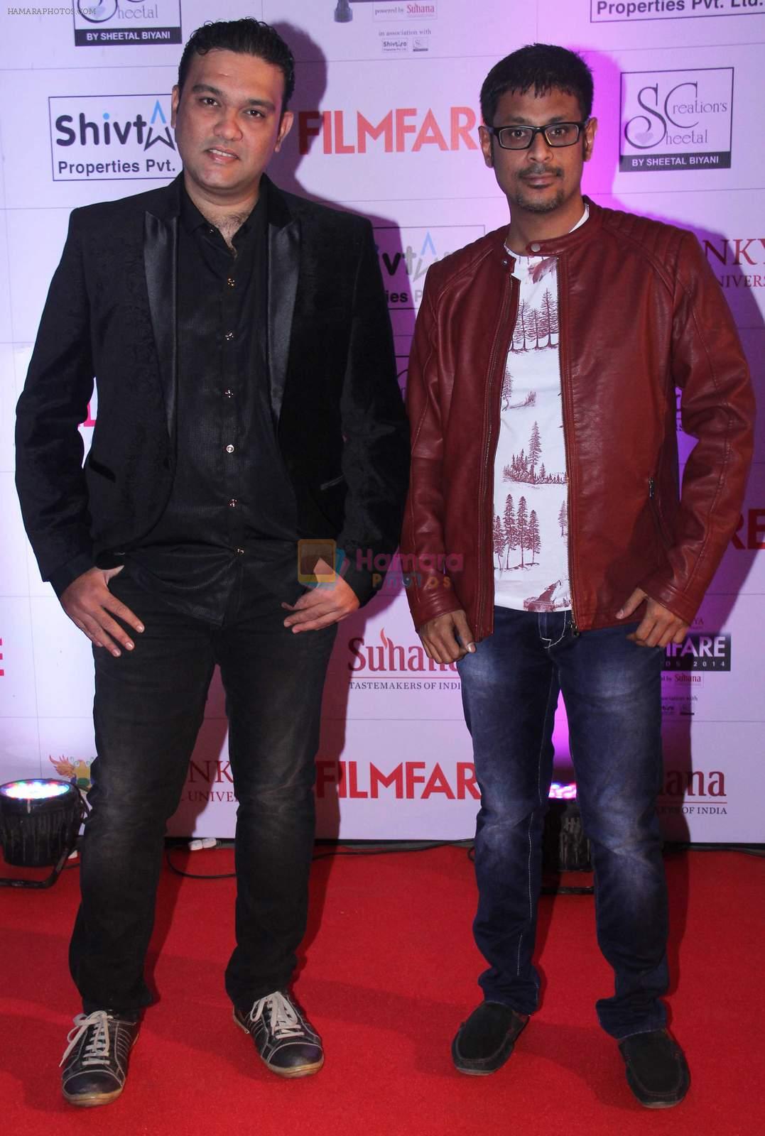 Music directors  Mahesh and Chinar at the Red Carpet of _Ajeenkya DY Patil University Filmfare Awards