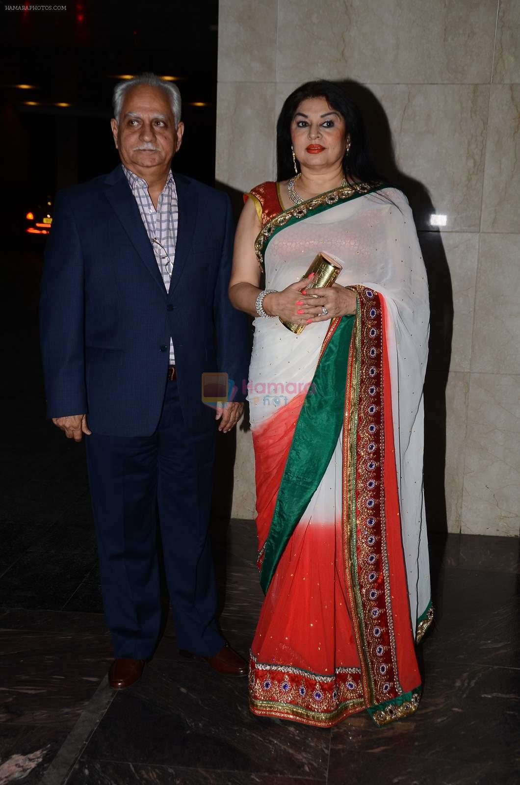 Ramesh Sippy, Kiran Juneja at Masaba's wedding reception on 22nd Nov 2015