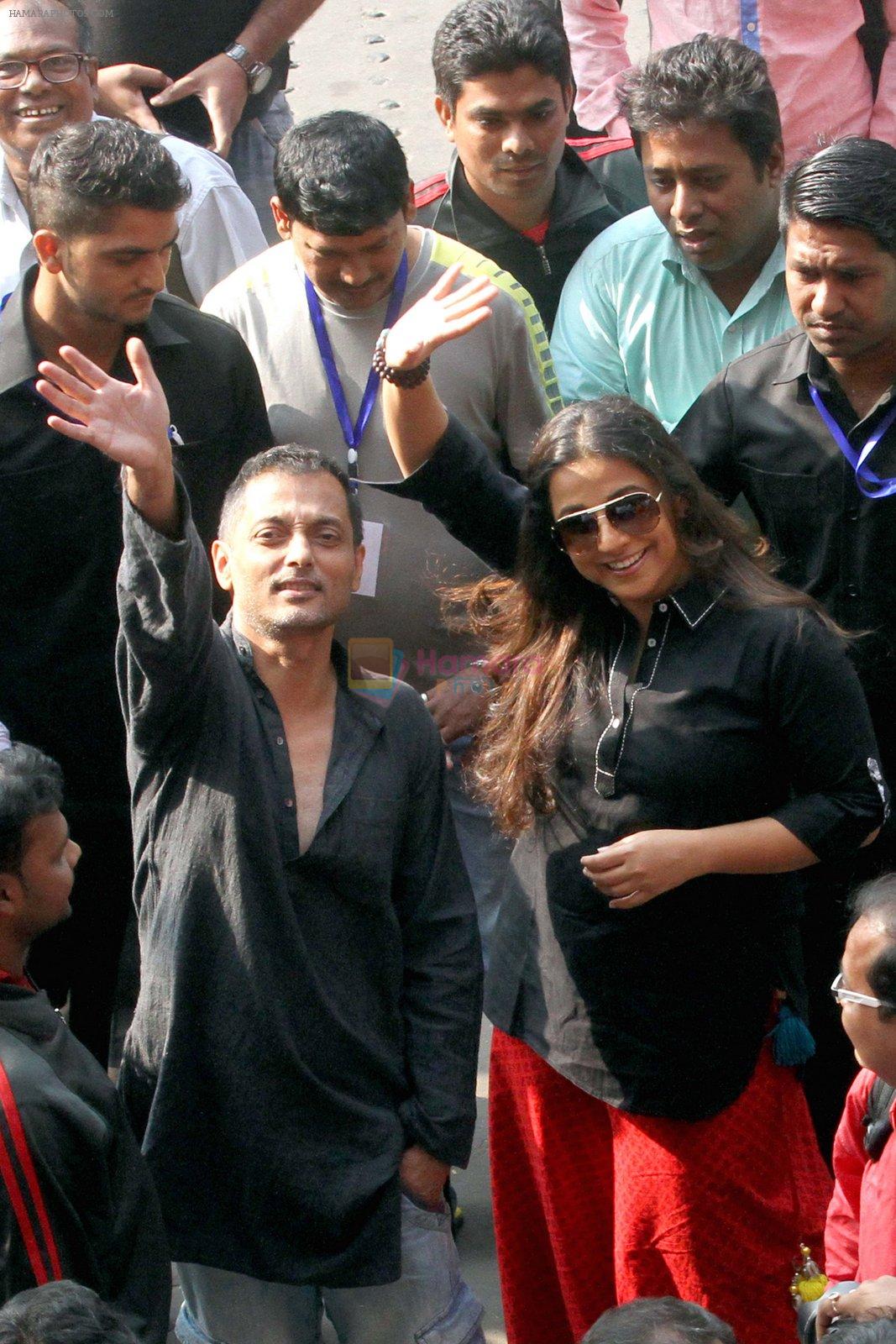 Vidya Balan on loction in Kolkata on 24th Nov 2015