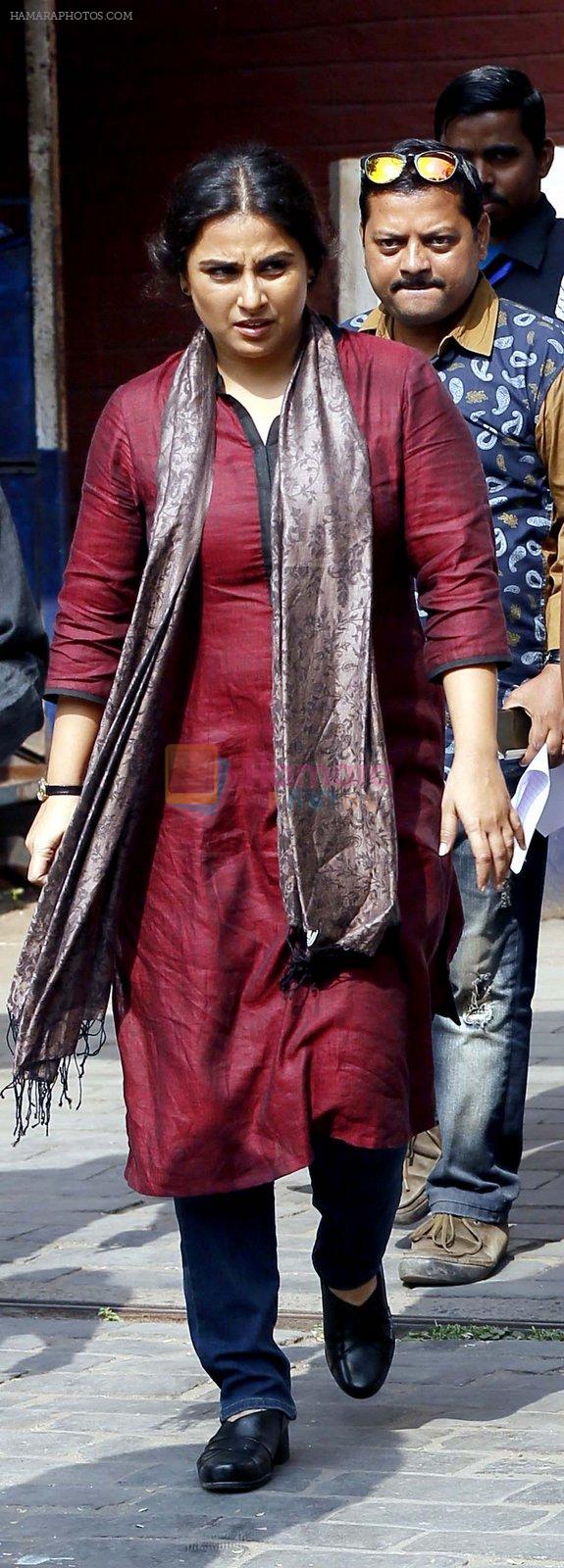 Vidya Balan on loction in Kolkata on 24th Nov 2015