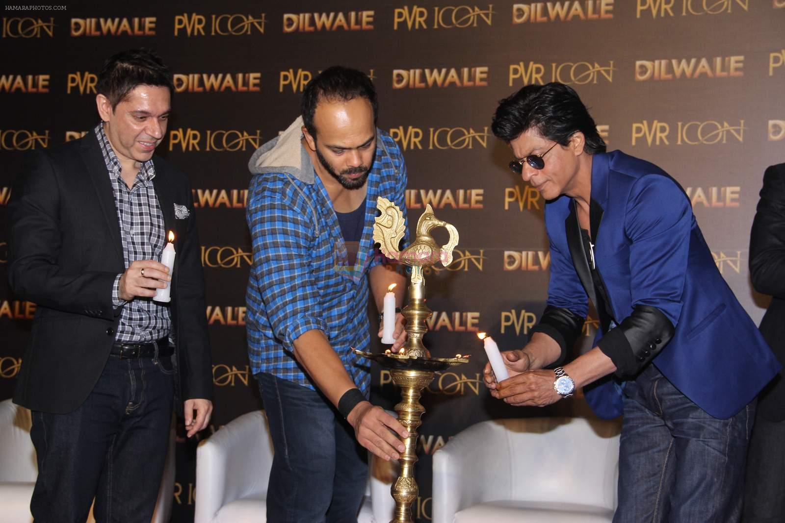 Rohit Shetty, Shahrukh Khan at Dilwale song launch on 26th Nov 2015