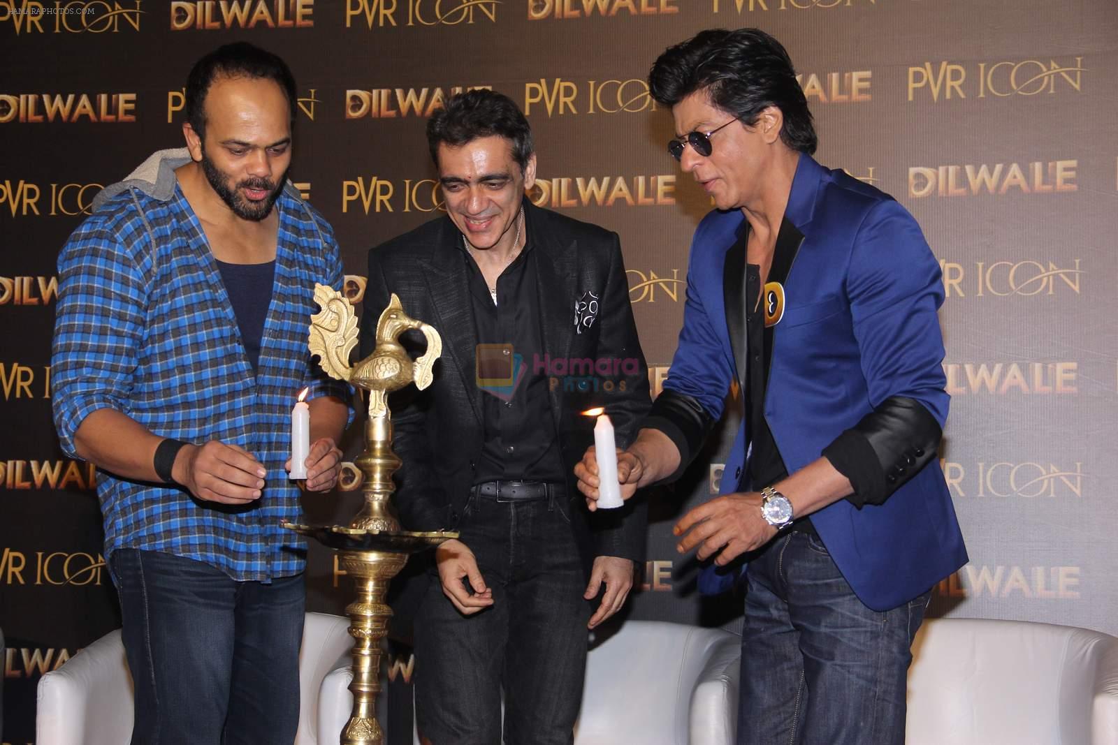 Rohit Shetty, Shahrukh Khan at Dilwale song launch on 26th Nov 2015