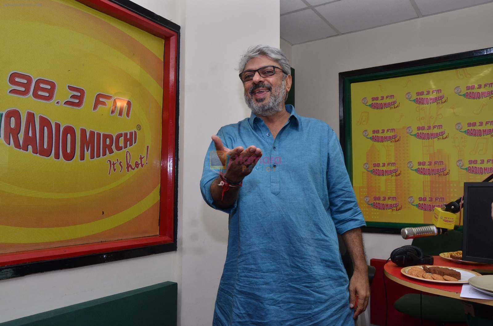 Sanjay Leela Bhansali at radio mirchi on 27th Nov 2015