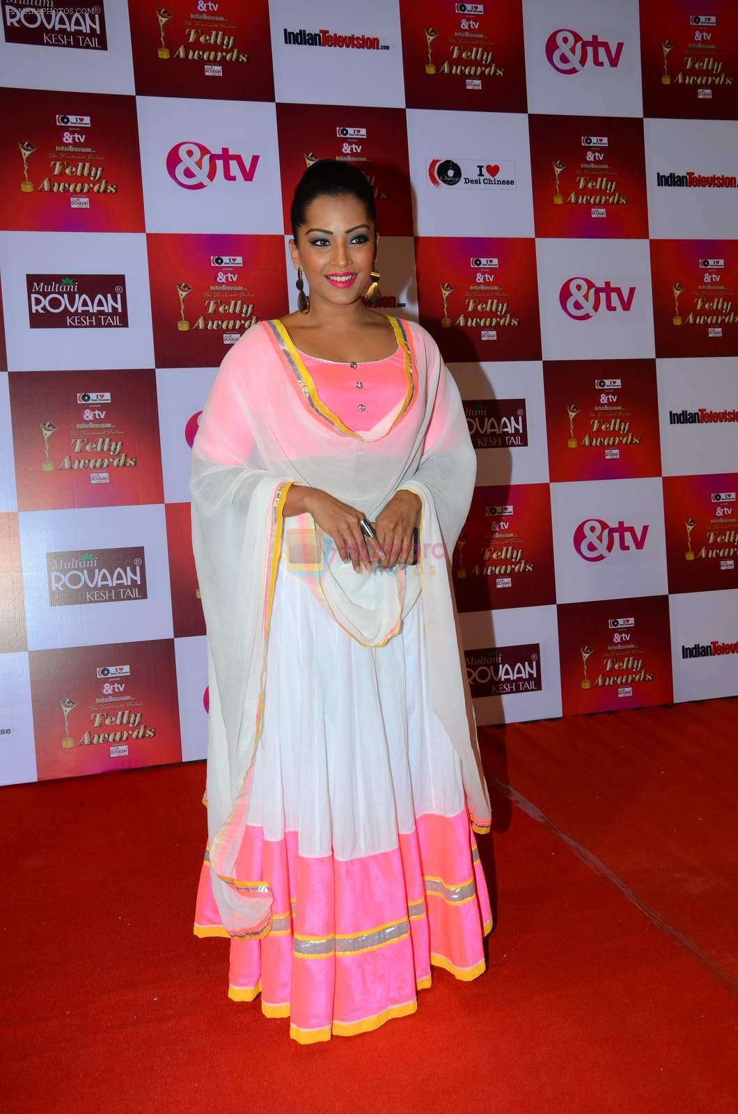 Meghna Naidu at Indian telly awards red carpet on 28th Nov 2015