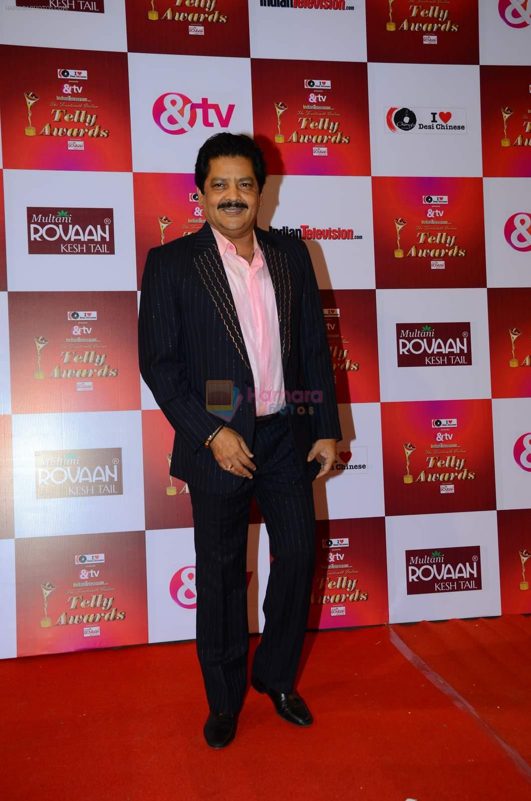 Udit Narayan at Indian telly awards red carpet on 28th Nov 2015