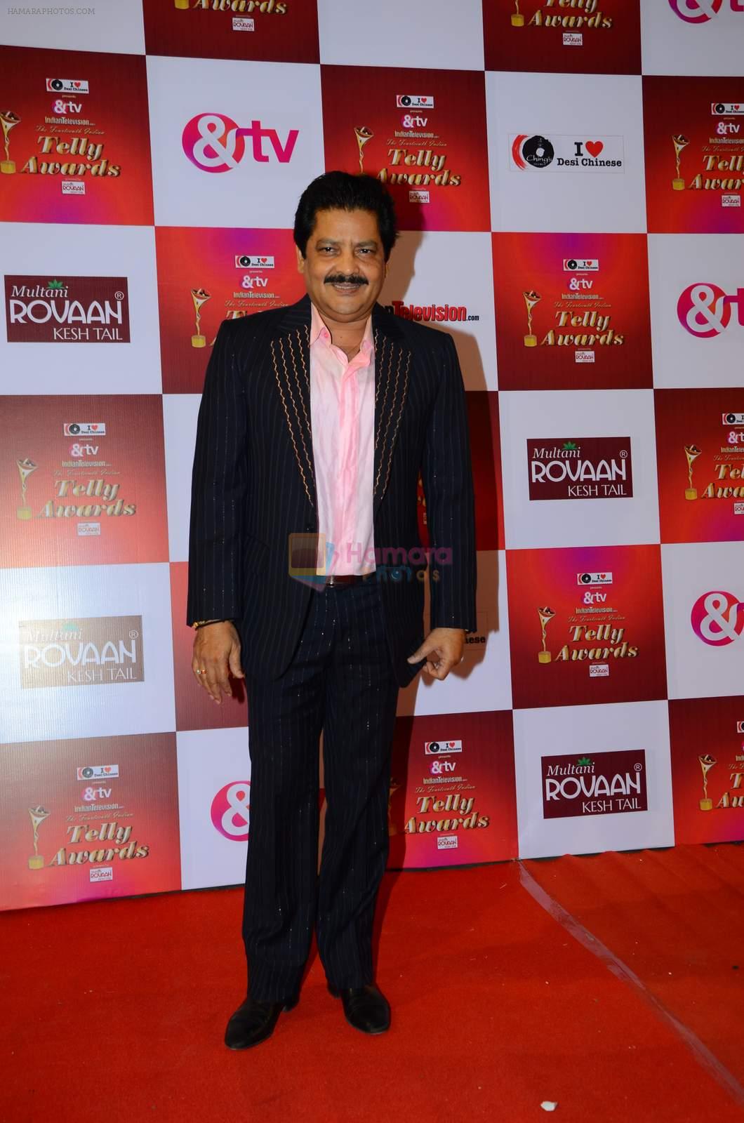 Udit Narayan at Indian telly awards red carpet on 28th Nov 2015