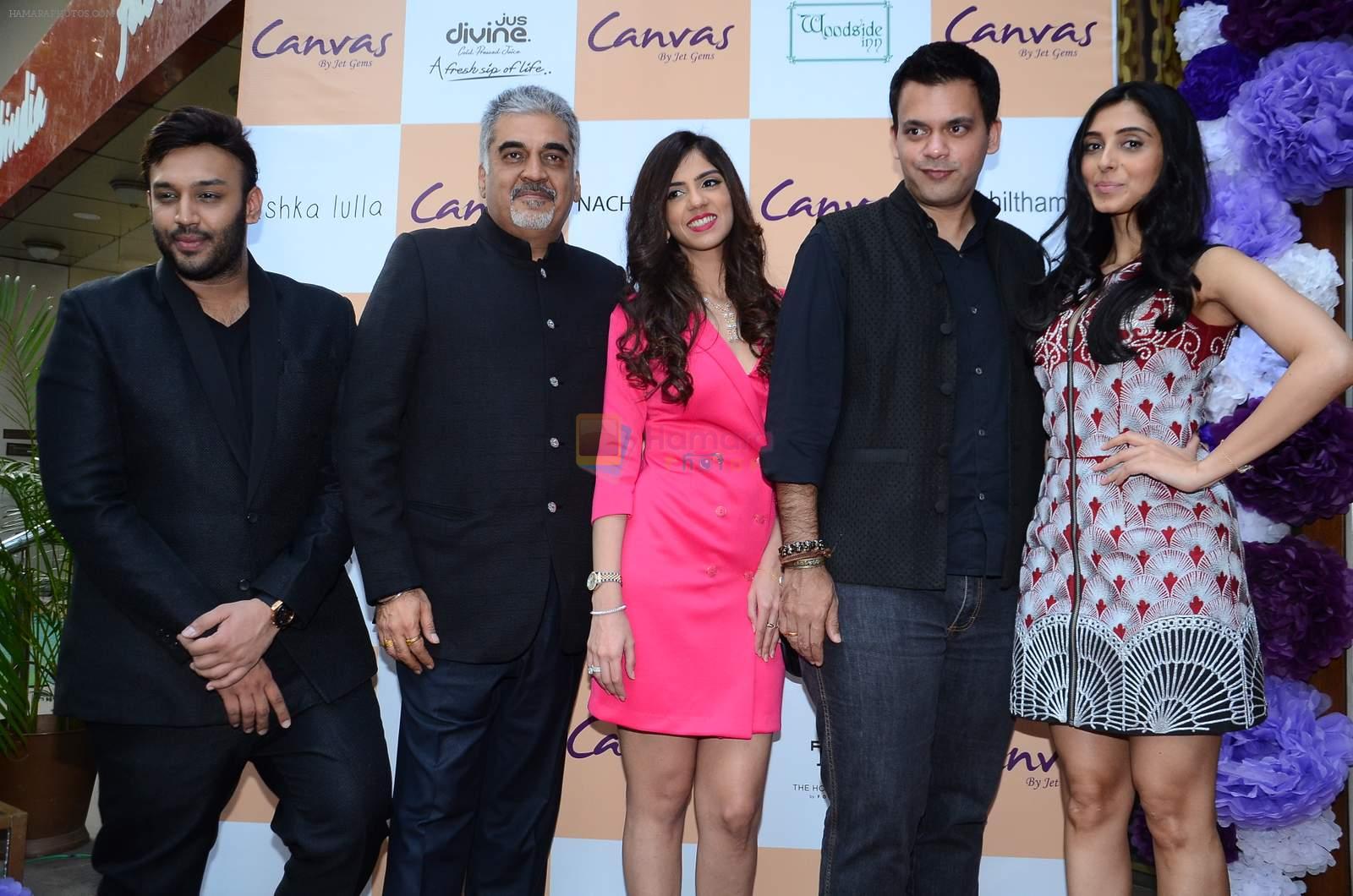Akshay Oberoi, Nishka Lulla, Nachiket barve, Pernia Qureshi at Canvas by Jet Gems launch on 3rd Dec 2015