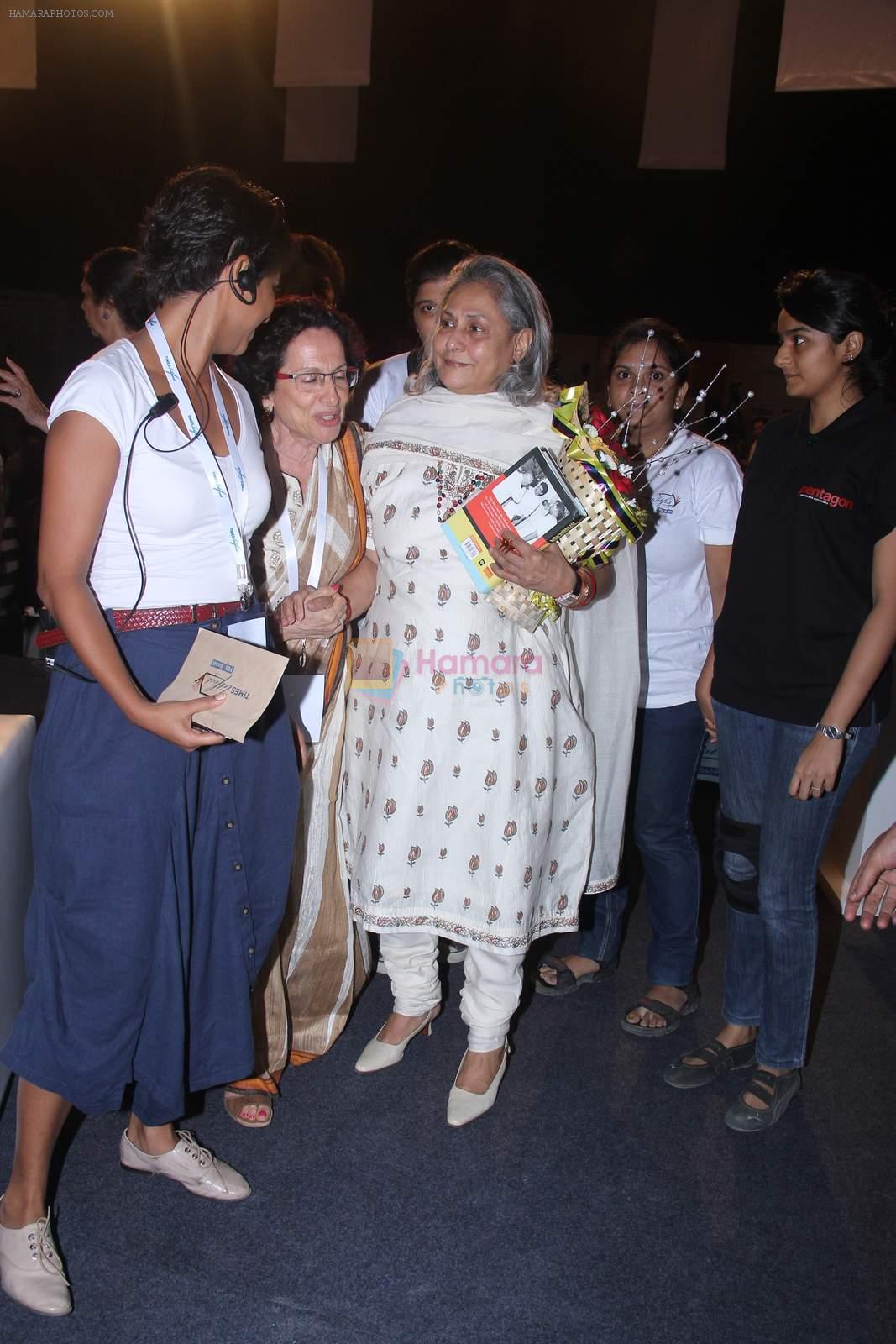 Jaya Bachchan at Times Literature Festival on 4th Dec 2015