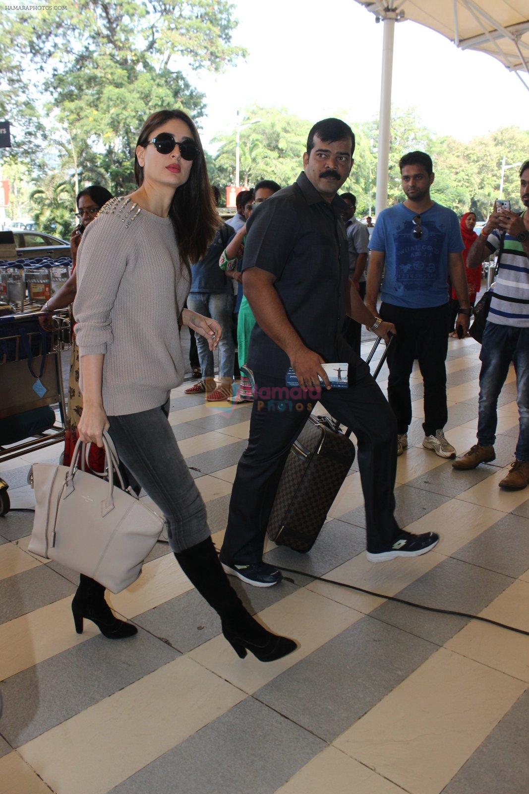 Kareena Kapoor left for Delhi early morning at 630 am on 4th Dec 2015