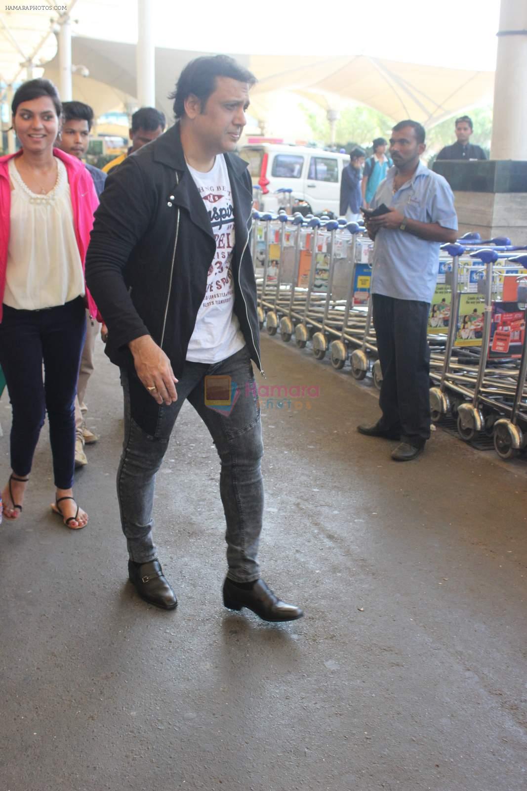 Govinda snapped at the airport on 6th Dec 2015