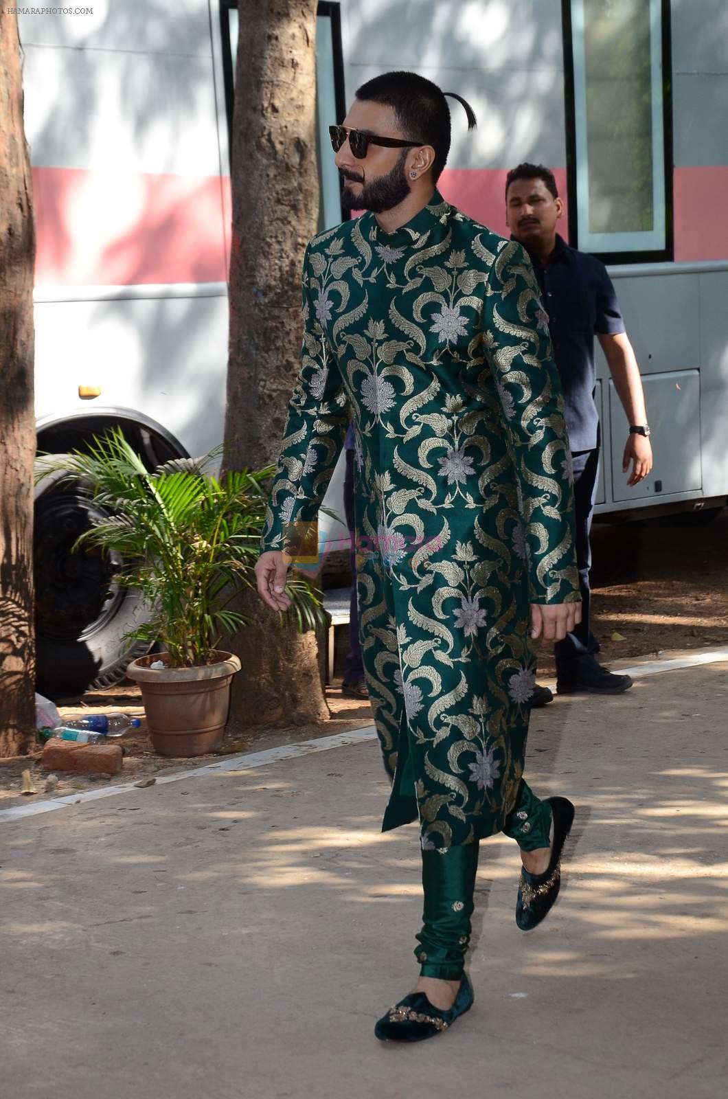 Ranveer Singh on the sets of colors show swaragini on 7th Dec 2015