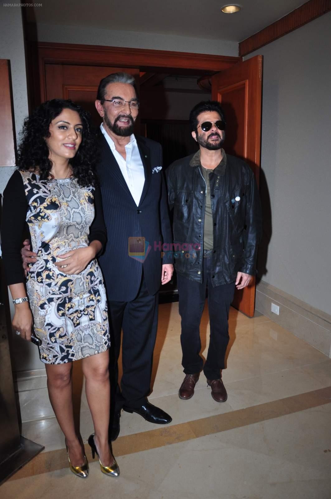 Anil Kapoor, Kabir Bedi, Parveen Dusanj at DVD launch of European TV show Sandokan on 8th Dec 2015