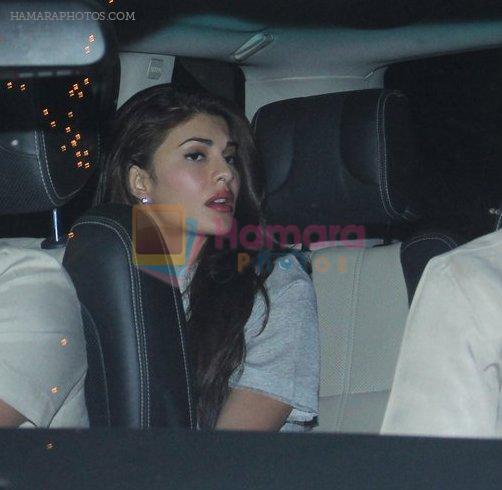 Jacqueline Fernandez snapped at Salman's Residence in galaxy on 10th Dec 2015