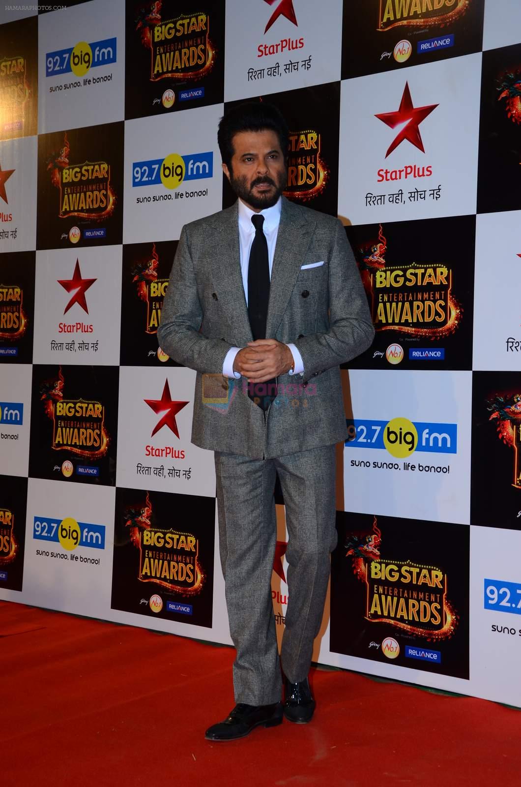 Anil Kapoor at Big Star Awards in Mumbai on 13th Dec 2015