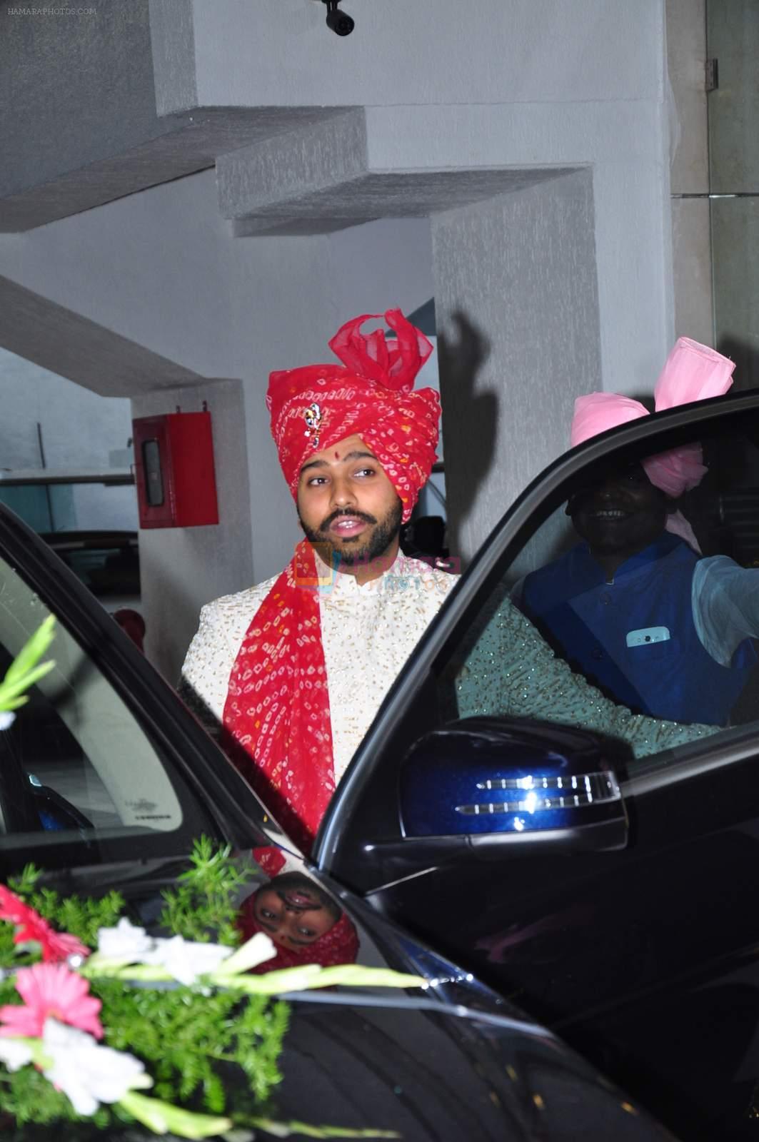 Rohit Sharma's wedding reception on 13th Dec 2015