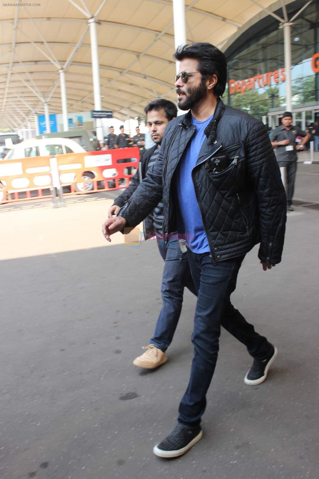 Anil Kapoor snapped at Airport on 15th Dec 2015