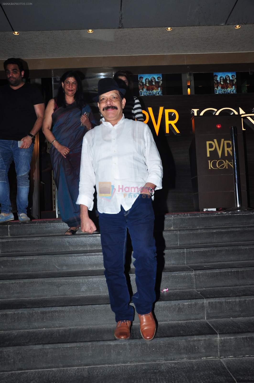 Govind Namdev at Dilwale screening in PVR Juhu and PVR Andheri on 17th Dec 2015