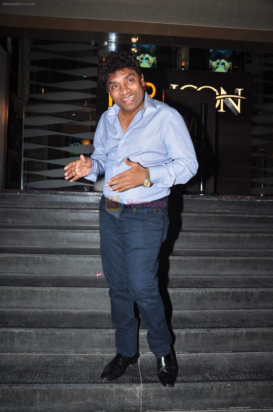 Johnny Lever at Dilwale screening in PVR Juhu and PVR Andheri on 17th Dec 2015