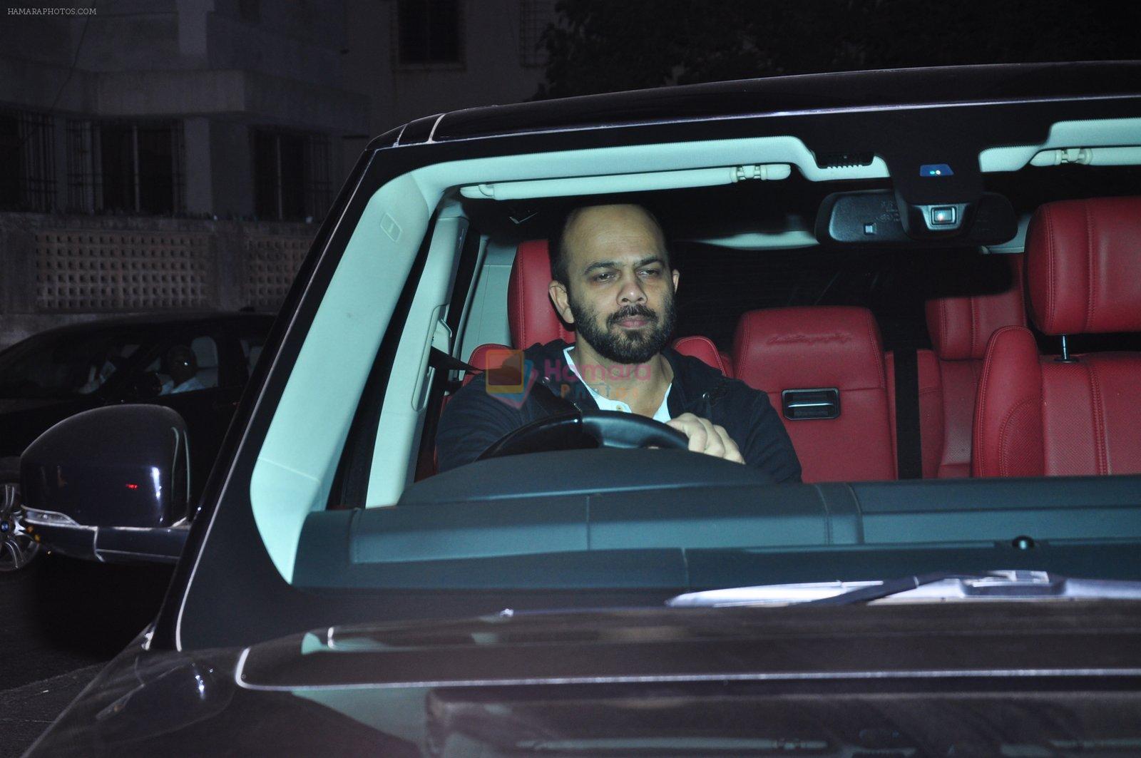 Rohit Shetty at SRK bash for Dilwale at his home on 18th Dec 2015