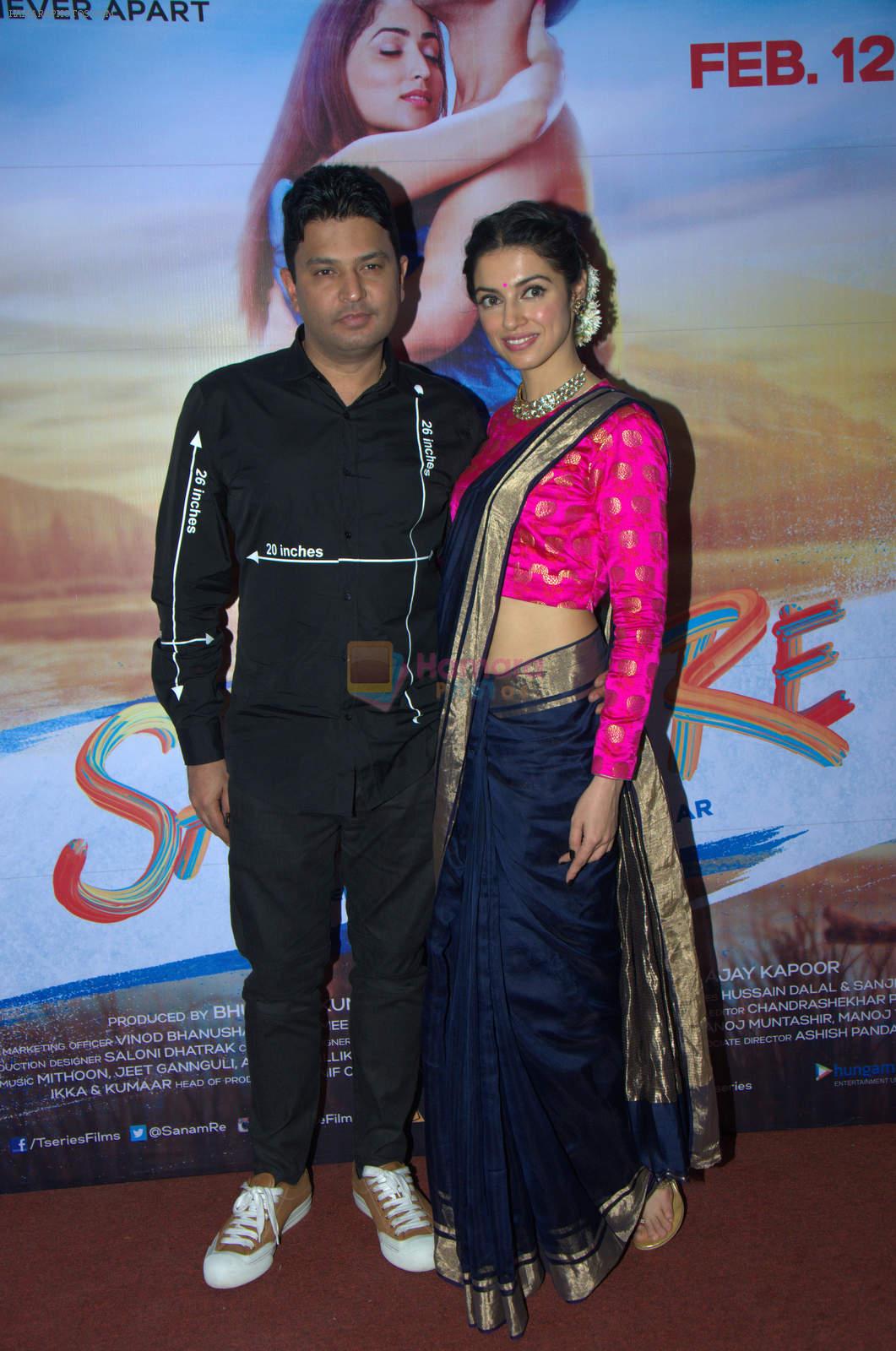 Divya Kumar, Bhushan Kumar at Sanam Re launchw on 19th Dec 2015