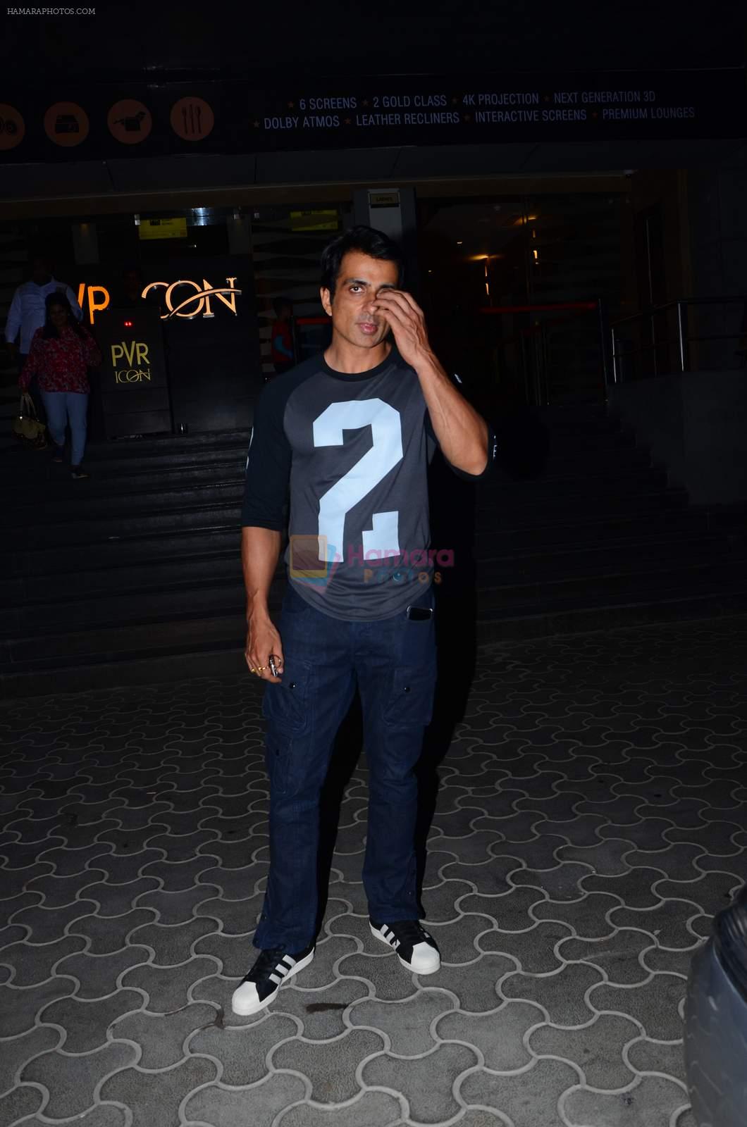 Sonu Sood snapped at PVR on 19th Dec 2015