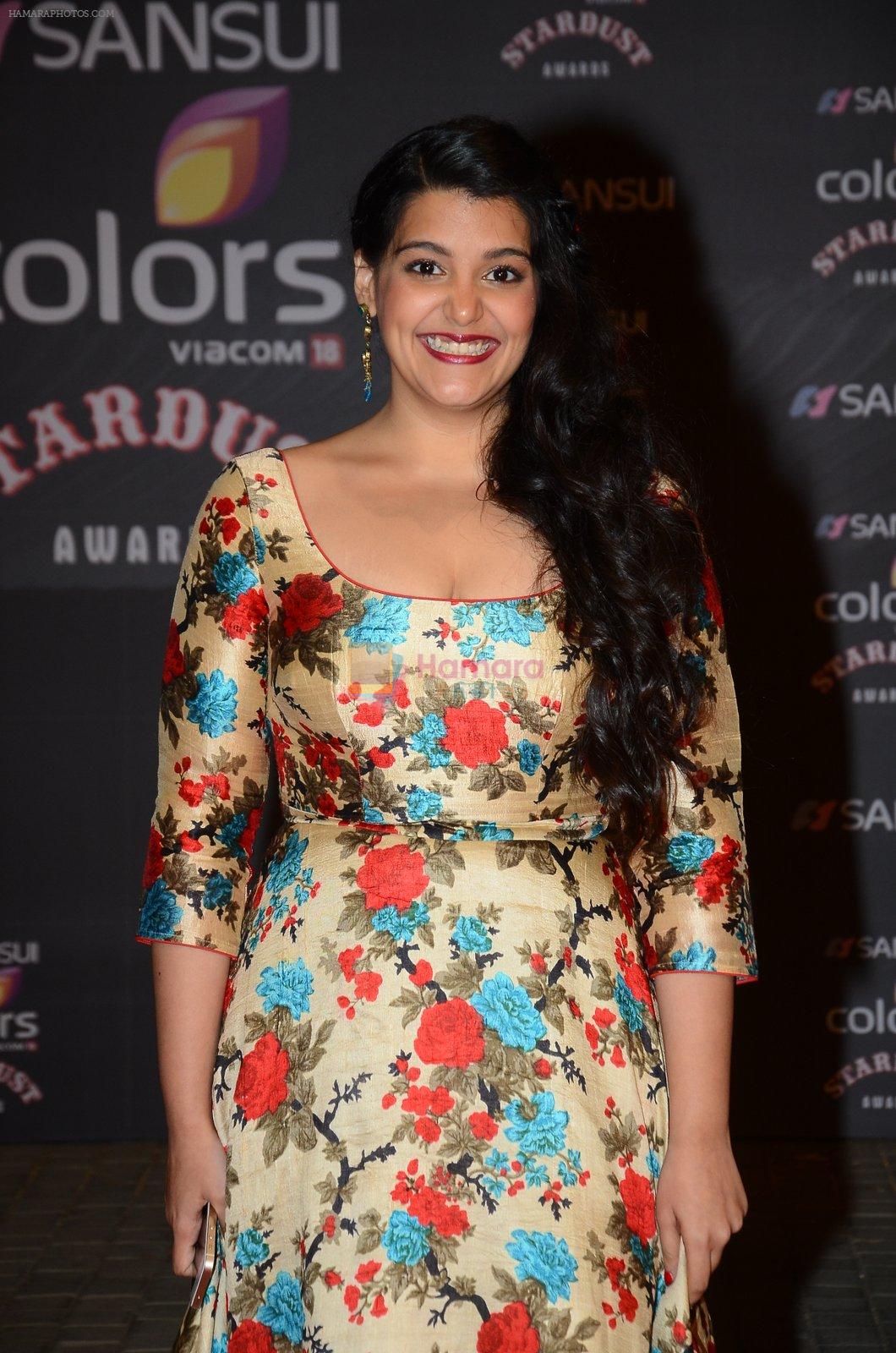 Sanah Kapoor at the red carpet of Stardust awards on 21st Dec 2015