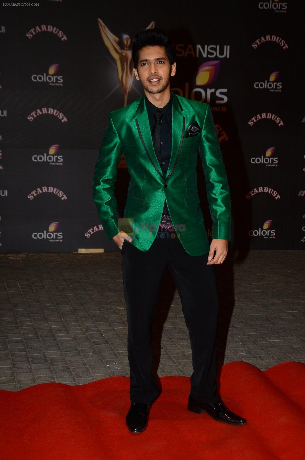 Armaan Malik at the red carpet of Stardust awards on 21st Dec 2015