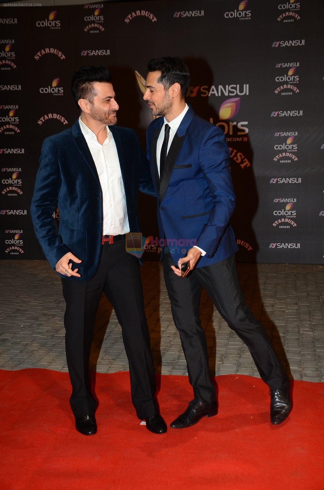 Sanjay Kapoor, Dino Morea at the red carpet of Stardust awards on 21st Dec 2015