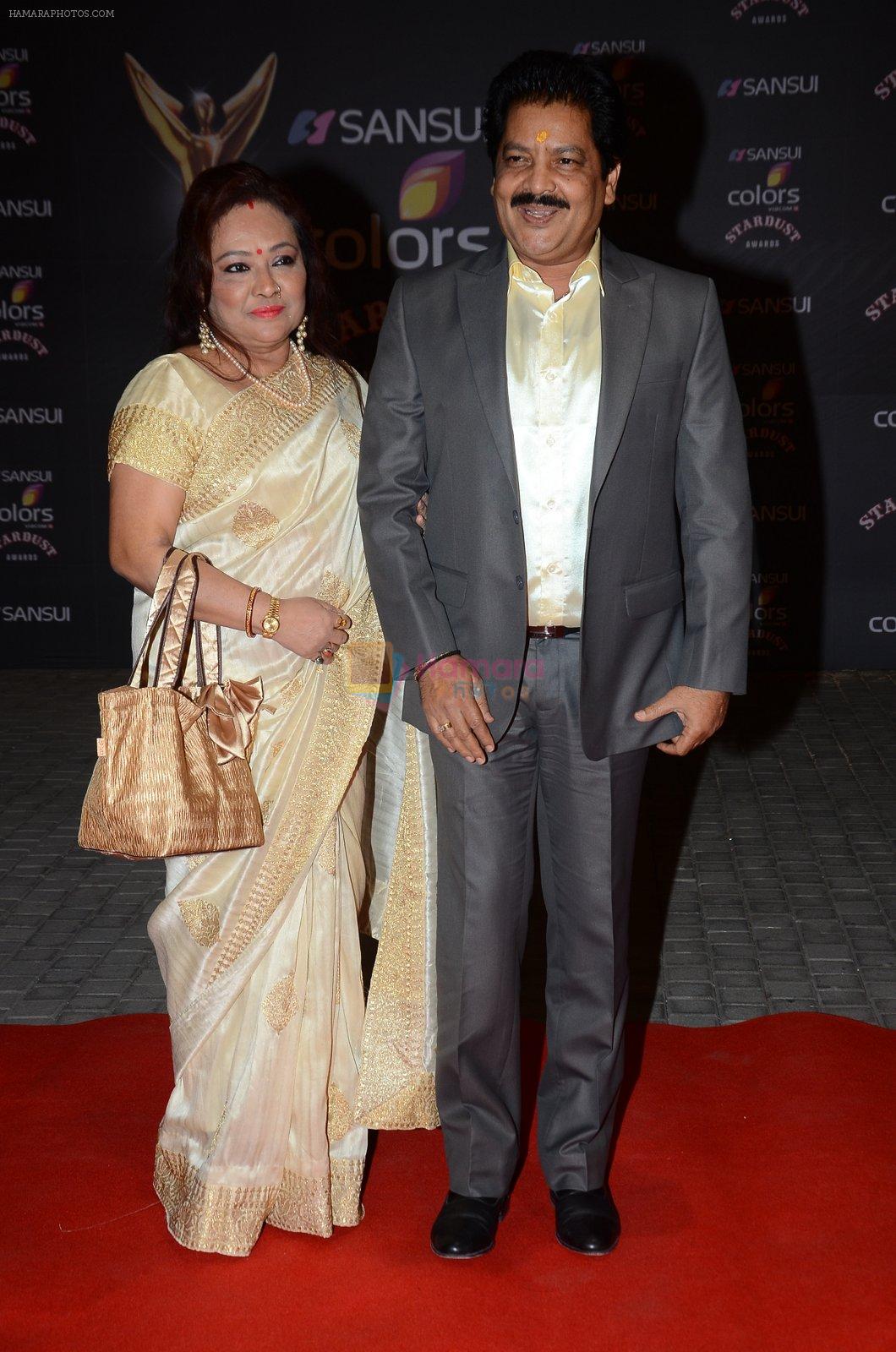 Udit Narayan at the red carpet of Stardust awards on 21st Dec 2015