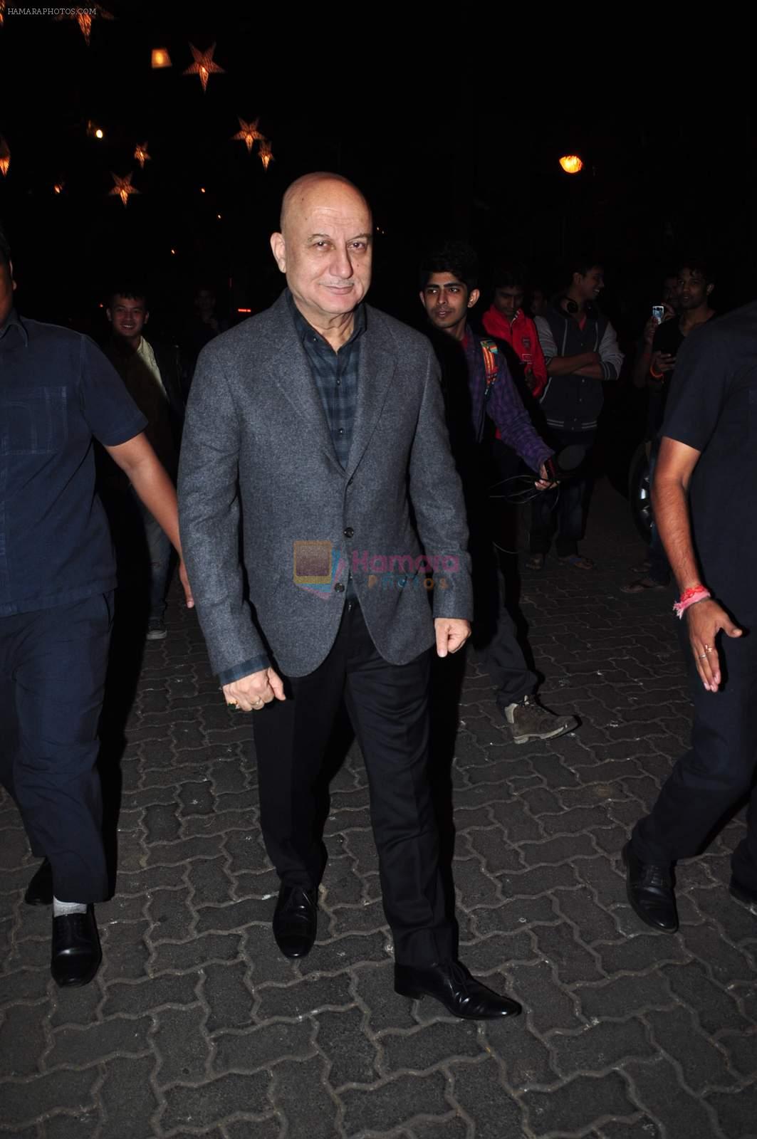 Anupam Kher  at Anil kapoor's bday bash on 23rd Dec 2015